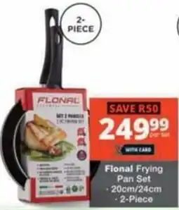 Checkers Flonal Frying Pan Set offer