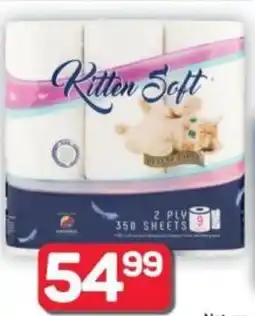 Pick n Pay Hypermarket Kitten Soft 2-Ply Mini Toilet Tissue offer
