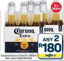 Pick n Pay Hypermarket Corona Extra or Cero Non-returnable Bottles offer