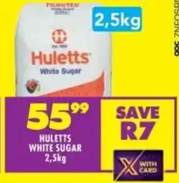 Shoprite Huletts white sugar offer