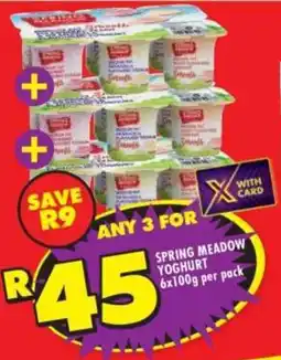 Shoprite Spring meadow yoghurt offer