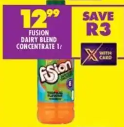 Shoprite Fusion dairy blend concentrate offer