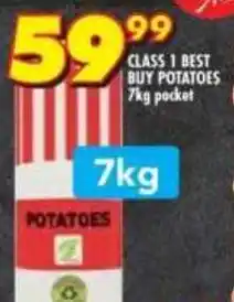 Shoprite Class 1 best buy potatoes offer