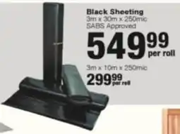 Build It Black Sheeting offer