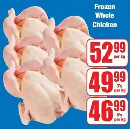 Boxer Superstores Frozen Whole Chicken offer