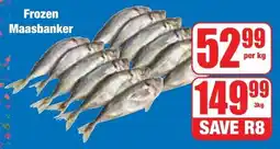 Boxer Superstores Frozen Maasbanker offer