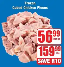Boxer Superstores Frozen Cubed Chicken Pieces offer
