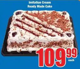 Boxer Superstores Imitation Cream Ready Made Cake offer