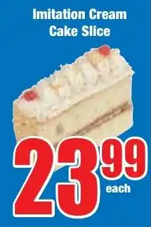Boxer Superstores Imitation Cream Cake Slice offer