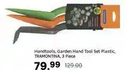 Leroy Merlin Tramontina 3 Piece Handtools, Garden Hand Tool Set Plastic offer