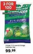 Leroy Merlin Protek 7:1:3 Lawn & Foliage Fertilizer-5Kg offer