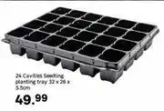 Leroy Merlin 24 Cavities Seedling Planting Tray 32 x 26 x 5.5cm offer