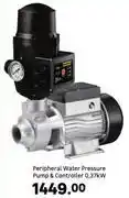 Leroy Merlin Peripheral Water Pressure Pump & Controller 0.37Kw offer