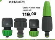 Leroy Merlin Geolia 4 Piece Hose Nozzle Kit offer