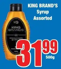 Boxer Superstores KING BRAND'S Syrup Assorted offer
