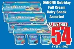Boxer Superstores DANONE Nutriday Full Cream Dairy Snack Assorted offer