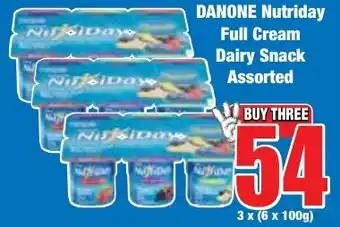 Boxer Superstores DANONE Nutriday Full Cream Dairy Snack Assorted offer