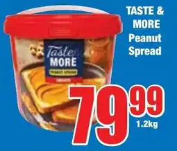 Boxer Superstores TASTE & MORE Peanut Spread offer