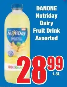 Boxer Superstores DANONE Nutriday Dairy Fruit Drink Assorted offer