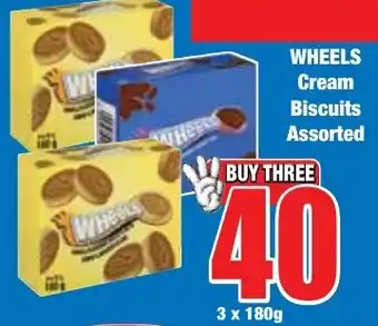 Boxer Superstores WHEELS Cream Biscuits Assorted offer
