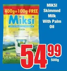 Boxer Superstores MIKSI Skimmed Milk With Palm Oil offer