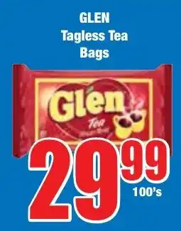Boxer Superstores GLEN Tagless Tea Bags offer