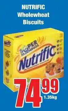 Boxer Superstores NUTRIFIC Wholewheat Biscuits offer