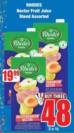 Boxer Superstores RHODES Nectar Fruit Juice Blend Assorted offer