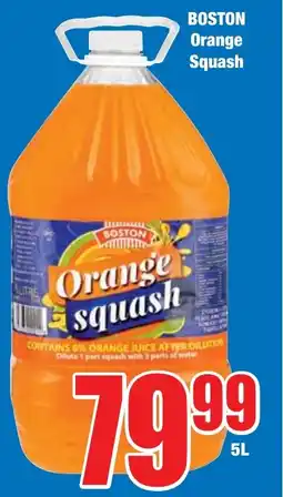 Boxer Superstores BOSTON Orange Squash offer