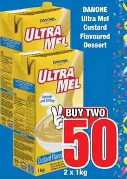 Boxer Superstores DANONE Ultra Mel Custard Flavoured Dessert offer