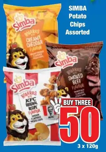Boxer Superstores SIMBA Potato Chips Assorted offer