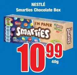 Boxer Superstores NESTLÉ Smarties Chocolate Box offer