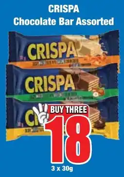Boxer Superstores CRISPA Chocolate Bar Assorted offer