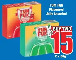Boxer Superstores YUM FUN Flavoured Jelly Assorted offer