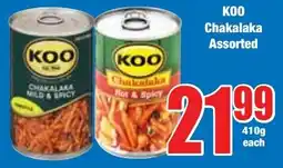 Boxer Superstores KOO Chakalaka Assorted offer