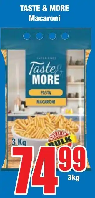 Boxer Superstores TASTE & MORE Macaroni offer
