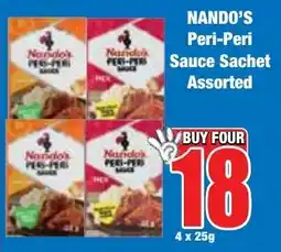 Boxer Superstores NANDO'S Peri-Peri Sauce Sachet Assorted offer