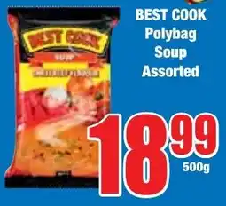 Boxer Superstores BEST COOK Polybag Soup Assorted offer