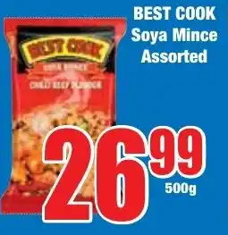 Boxer Superstores BEST COOK Soya Mince Assorted offer