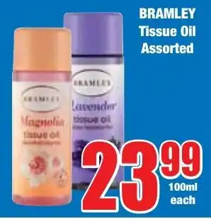 Boxer Superstores BRAMLEY Tissue Oil Assorted offer