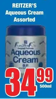 Boxer Superstores REITZER'S Aqueous Cream Assorted offer