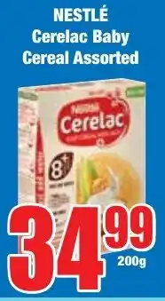 Boxer Superstores NESTLÉ Cerelac Baby Cereal Assorted offer