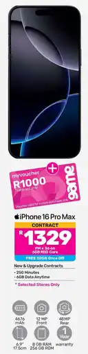 Game iPhone 16 Pro Max offer