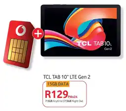 Game TCL Tab 10" LTE Gen 2 offer