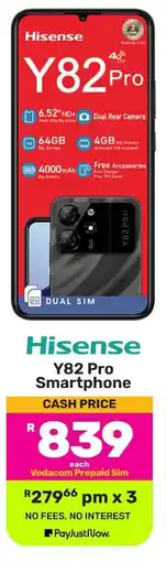 Game Hisense Y82 Pro Smartphone offer