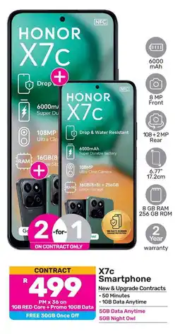 Game HONOR X7c Smartphone offer