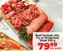 Food Lover's Market Beef Goulash, Stir-Fry or Tenderised Steak offer