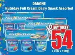 Boxer Liquors DANONE Nutriday Full Cream Dairy Snack Assorted offer