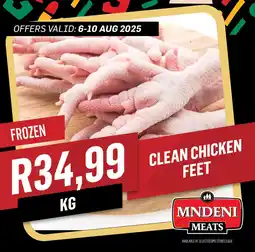 Bluff Meat Supply Clean chicken feet offer