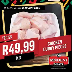 Bluff Meat Supply Chicken curry pieces offer